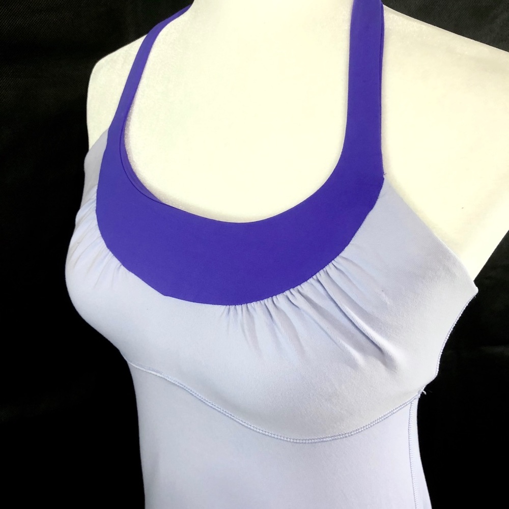 Lululemon Scoop Me Up Gym Tank Top Lavender Size 6 - Picture 5 of 8